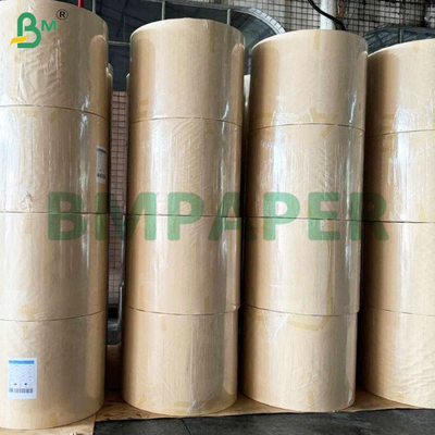 ফুলের প্যাকেজিংয়ের জন্য 50 গ্রাম ব্রাউন স্ট্রিপড ক্রাফ্ট পেপার রোলস