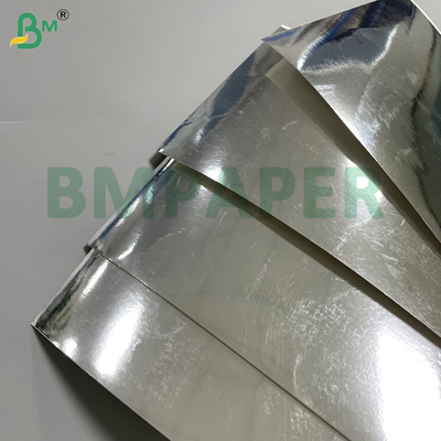 230gsm সিলভার গ্লোসি কার্ডবোর্ড উচ্চ অনমনীয়তা ভাঁজ এবং স্ক্র্যাচ প্রতিরোধের জন্য বিলাসবহুল প্যাকেজিং শুভেচ্ছা কার্ড