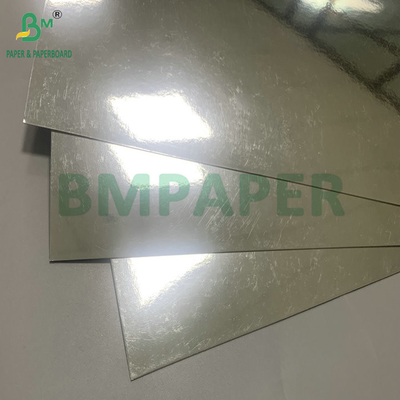 প্যাকেজিং বক্স তৈরির জন্য 70 x 100cm 400gsm 425gsm সিলভার লেপযুক্ত কার্ডবোর্ড