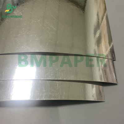 প্যাকেজিং বক্স তৈরির জন্য 70 x 100cm 400gsm 425gsm সিলভার লেপযুক্ত কার্ডবোর্ড