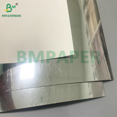 প্যাকেজিং বক্স তৈরির জন্য 70 x 100cm 400gsm 425gsm সিলভার লেপযুক্ত কার্ডবোর্ড