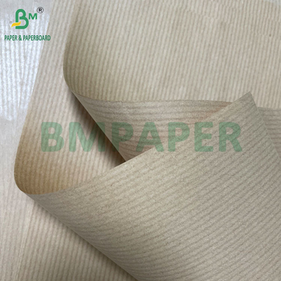 ভার্জিন কাঠের পলপ 30GSM থেকে 120GSM অ-ব্লিচড এমজি রিবড ক্রাফট প্যাকেজিং পেপার
