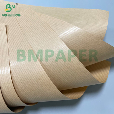 ভার্জিন কাঠের পলপ 30GSM থেকে 120GSM অ-ব্লিচড এমজি রিবড ক্রাফট প্যাকেজিং পেপার