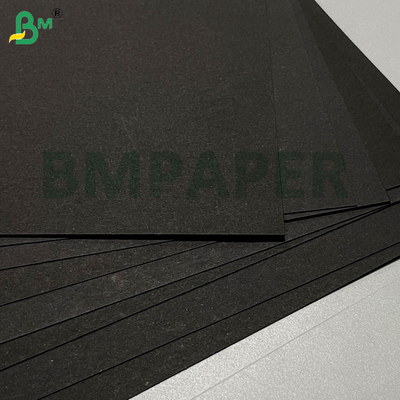 120g 130g 140g খাঁটি কালো ভাঁজ প্রতিরোধী কালো কার্ডবোর্ড উপহার বাক্সের জন্য প্যাকিং DIY