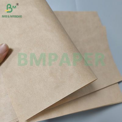 60gsm বাদামী খাদ্য গ্রেড গ্রীজপ্রুফ পেপার কিট7 কিট10 বার্গার মোড়ানো 40*60cm