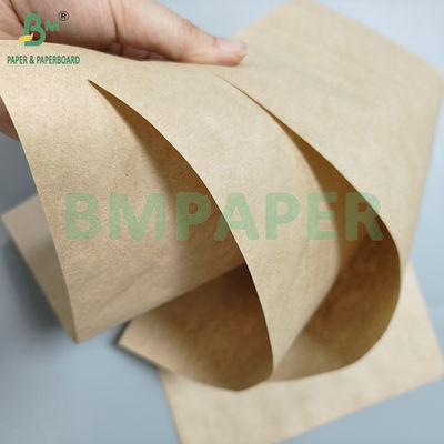 60gsm বাদামী খাদ্য গ্রেড গ্রীজপ্রুফ পেপার কিট7 কিট10 বার্গার মোড়ানো 40*60cm