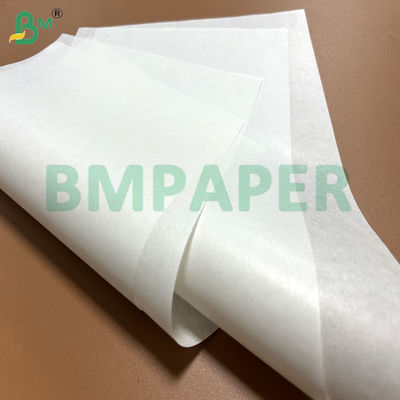 40gsm 45gsm সাদা ভার্জিন মোমযুক্ত ক্রাফ্ট মোড়ানো কাগজ স্যান্ডউইচ প্যাকিংয়ের জন্য 18x18