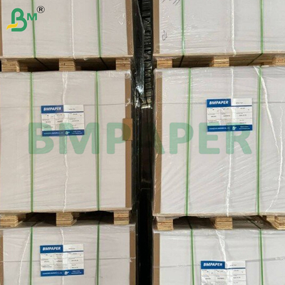 40gsm+10gsm PE কোটিং করা এক দিক চকচকে এমজি সাদা কাগজের শীট