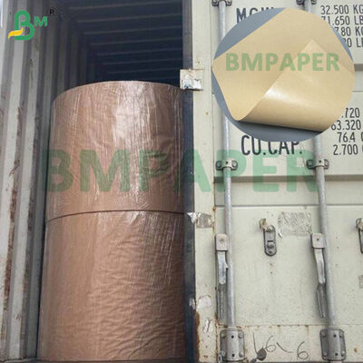75gsm ক্রাফট পেপার + ভিতরে 10g পলি ল্যামিনেটেড আর্দ্রতা নিরোধক খামগুলির জন্য কাঁচামাল রোল