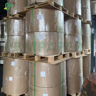 65 গ্রাম সিলিকন লেপযুক্ত চকচকে গ্লাসিন কাগজ 215mm 1070mm রোল