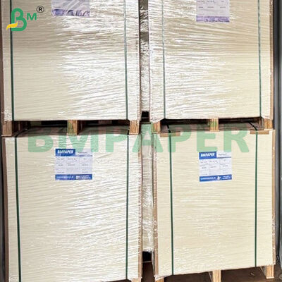 350gsm গ্রীজ প্রতিরোধী এক দিক লেপা সাদা কার্ডবোর্ড শীট