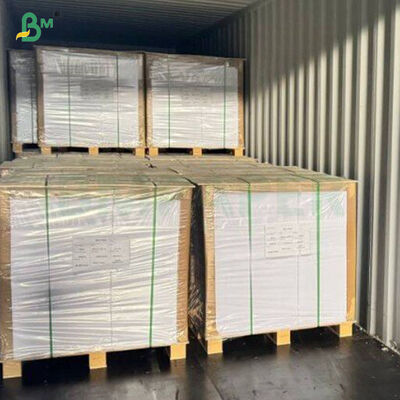 সুপার হোয়াইট 70gsm কালি সংযুক্তি ভিজা শক্তি কাগজ খাদ্য ক্যান জন্য লেবেল 32 * 47cm শীট মধ্যে