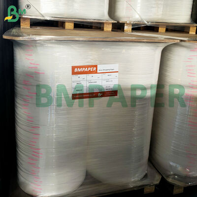 স্ট্র বাইরের প্যাকেজিং কাগজ 24gsm 26gsm 28gsm স্লিটেড রোল 27mm 30mm