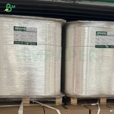 মুদ্রণযোগ্য ভাল টান শক্তি 28 গ্রাম সাদা খড় প্যাকিং কাগজ OBA বিনামূল্যে