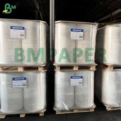 খড়ের মোড়কের জন্য সাদা ক্রাফট পেপার, ফালি করা রোল, ২৪ জিএসএম, ৩৫ মিমি রোল