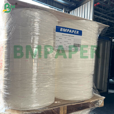 খড়ের মোড়কের জন্য সাদা ক্রাফট পেপার, ফালি করা রোল, ২৪ জিএসএম, ৩৫ মিমি রোল