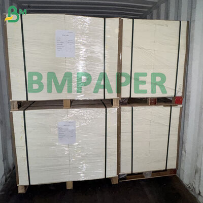 40 Pt Uncoated Pulp Board Coaster Paper Natural Color Good Absorbency