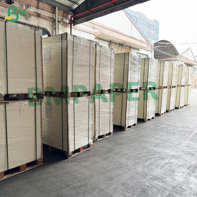 40 Pt Uncoated Pulp Board Coaster Paper Natural Color Good Absorbency