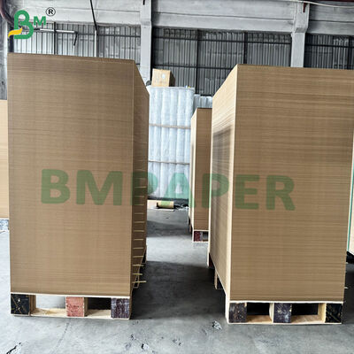 হাই স্ট্রেংথ অবিচ্ছিন্ন ক্রাফট পেপার 50 পাউন্ড উচ্চ প্রসারিত সিমেন্ট ব্যাগ ক্রাফট পেপার