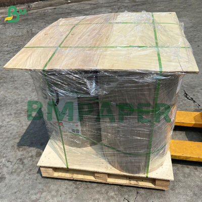 ব্যাগ এবং খামের জন্য মেশিন গ্লেজড বাদামী পাঁজরযুক্ত ক্রাফট পেপার