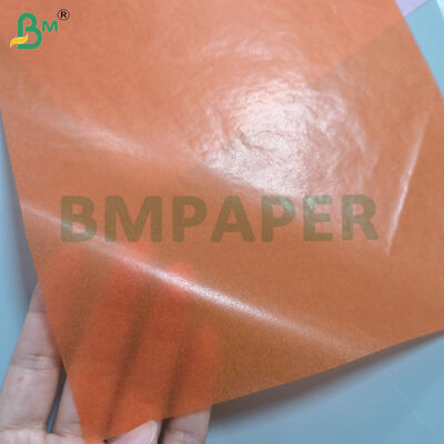 বেকিং / চিজকেক লাইনারের জন্য স্বচ্ছ রঙিন খাদ্য মোড়ানো কাগজ 23gsm