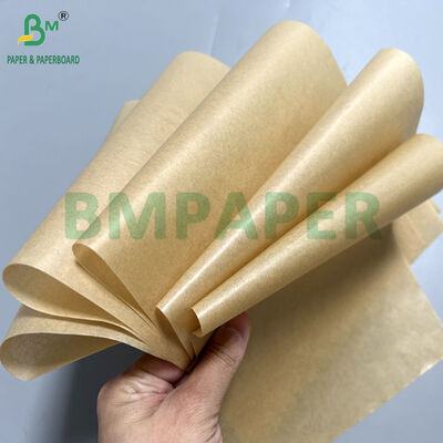 30 গ্রাম 35 গ্রাম 40 গ্রাম ব্রাউন রঙের সিলিকন বেকিং পেপার রাইটিং জন্য 75 সেমি প্রস্থ