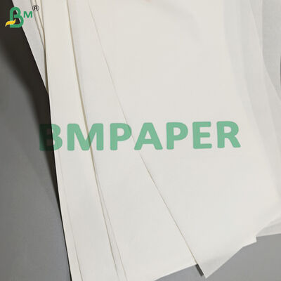 খাবার মোড়ানোর জন্য 40gsm 60gsm সাদা গ্রীসপ্রুফ পেপার রোল 1200mm PFAS ফ্রি