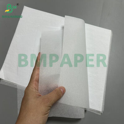 14gsm 17gsm উচ্চ মানের প্যাকেজ জন্য আধা স্বচ্ছ টিস্যু কাগজ 70 x 100cm
