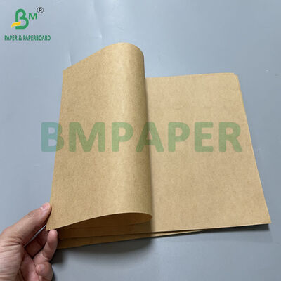 70gsm 80gsm 340mm 450mm High Tensile Strength Brown Kraft Paper For Paper Bag