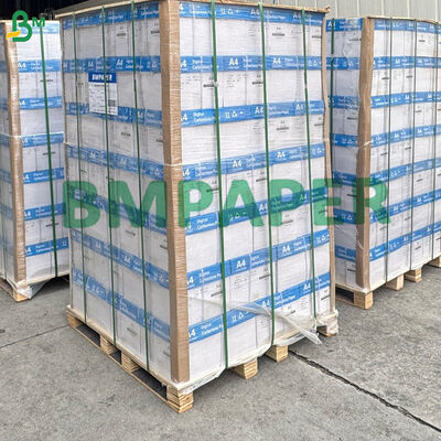 কার্বনহীন লেজার কাগজ 80gsm ব্যবসায়িক ফর্ম জন্য সামনে পিছনে লেপযুক্ত