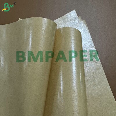 দীর্ঘস্থায়ী এবং তাপ সীলমোহর ভারী দায়িত্ব ব্যাগ জন্য PE লেপ সঙ্গে 40-130gsm বাদামী Kraft কাগজ