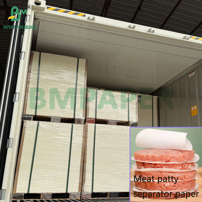 23gsm 25gsm Double Wax Coated Meat Patty Separator Paper  12" x 18"