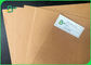 স্ট্যান্ডার্ড সাইজ 70 × 100cm FSC অনুমোদিত জন্য প্রাকৃতিক ব্রাউন ক্র্যাফট লিনিয়ার বোর্ড কাগজ