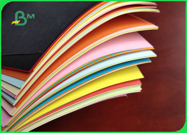 হলুদ কমলা নীল রঙিন অফসেট কাগজ 60G 70G 80G 120G রোলস