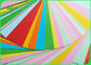 হাত শিল্পের জন্য 80gsm ভার্জিন রঙ ব্রিস্টল পেপার রঙ অফেস্ট পেপার 550 x 645 মিমি
