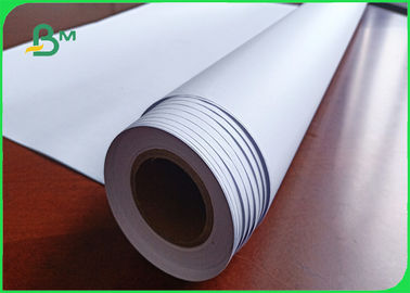 দৈর্ঘ্য 50 / 100m 100% কাঠের পলপ মসৃণ কুঁচকানো প্লটার কাগজ অঙ্কন জন্য