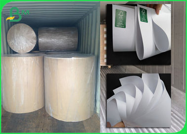 নোটপ্যাডের শীটে লম্বা শস্য 60gr উজ্জ্বল সাদা সমতল বন্ড পেপার 70 x 100 সেন্টিমিটার