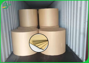 160GSM স্টোরেজ বক্স তৈরির জন্য ভাল মানের বাদামী রঙের ক্রাফ্ট লিনার বোর্ড
