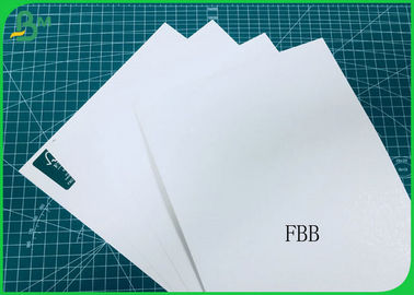 230GSM থেকে 400GSM সম্পূর্ণ শক্ত সাদা লেপযুক্ত FBB ভাল শক্ততা সহ