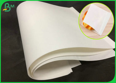 70GSM প্রাকৃতিক ভার্জিন হোয়াইট ক্রাফট পেপার রোল শপিং ব্যাগ জন্য