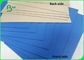 গ্রে ব্যাক 1.0 মিমি সহ চকচকে নীল পেইন্টিং পেপার ফোল্ডারগুলির পেপারবোর্ড