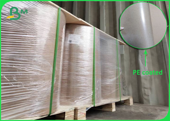 রোল ব্রাউন ক্রাফট পেপার পিই লেপযুক্ত একক পাশ 80gsm
