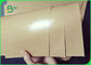 পুনর্ব্যবহারযোগ্য পিই পেপার খাদ্য নিরাপদ কঠোর ব্রাউন ক্রাফ্ট পেপার 350gsm শীট
