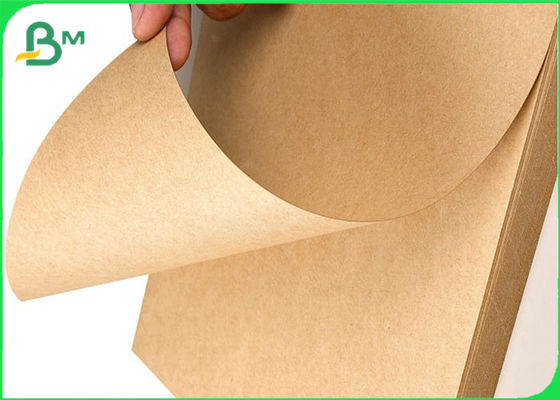 আকার কাস্টমাইজড 100gsm 120gsm ভার্জিন ক্রাফ্ট পেপার শীট উচ্চ কঠোরতা
