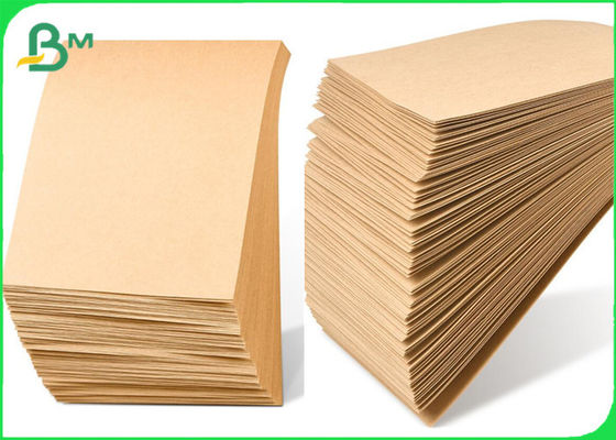 আকার কাস্টমাইজড 100gsm 120gsm ভার্জিন ক্রাফ্ট পেপার শীট উচ্চ কঠোরতা