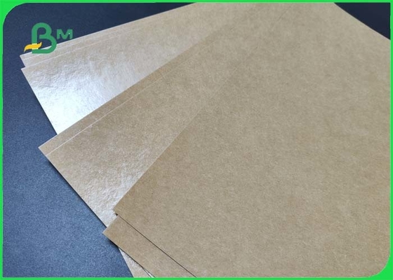 খাদ্য ট্রের জন্য 270gsm + 15g PE প্রলিপ্ত বাদামী ক্রাফট পেপার 950mm জল প্রতিরোধী