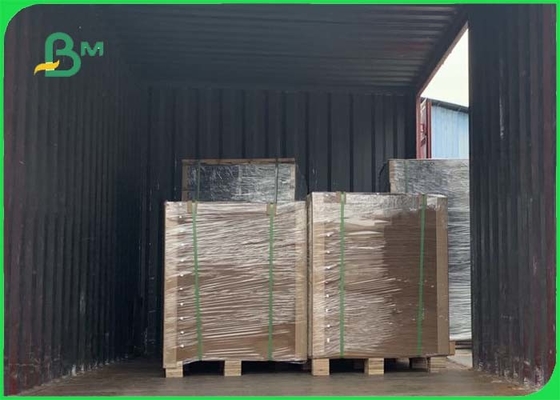 খাদ্য ট্রের জন্য 270gsm + 15g PE প্রলিপ্ত বাদামী ক্রাফট পেপার 950mm জল প্রতিরোধী