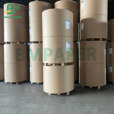 50gm - 200gm স্ট্রং ব্রাউন ক্রাফট পেপার রোল ভাল প্রসারিত সঙ্গে