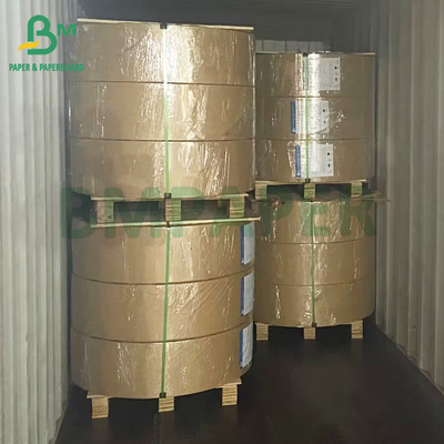খাদ্য সুরক্ষিত 350 গ্রাম ব্রাউন ক্রাফ্ট + 15 গ্রাম পিই লেপযুক্ত ল্যামিনেটেড কাগজের রোল