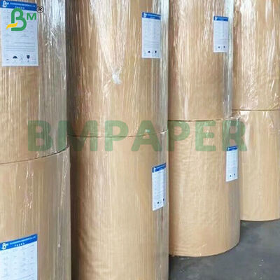 শপিং ব্যাগ তৈরির জন্য 80gsm ব্রাউন ক্রাফট পেপার জাম্বো রোলস